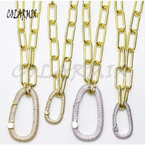 3strands Crystal drop pendants necklace clip clasp pendants 2020 fashion jewelry accessories for women 50966