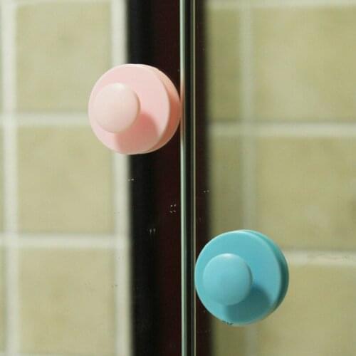 3pcs/set Double Self-adhesive Safety Bath Door Handle Baby Protection Cabinet Knobs Furniture Handles Kids Baby Safety Lock