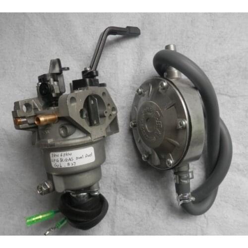 5KW PETROL LPG CONVERSION CARB KIT MANUAL CHOKE FOR HONDA GX340 GX390 CARBURETOR REGULATOR 13HP GASOLINE ENGINE PARTS