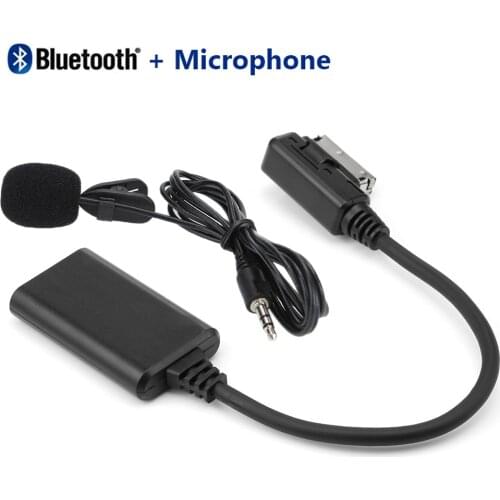 Car Bluetooth Module AUX-in Audio Adapter 12Pin + Tool & Microphone For Mercedes Benz W212 S212 C207 Radio Media Interface MMI