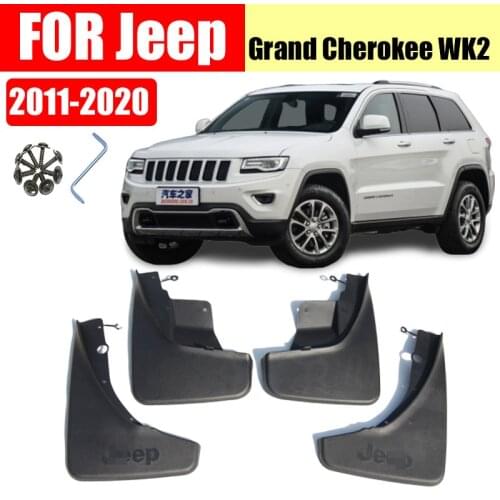 Mud Flaps For Jeep Grand Cherokee WK2 Mudguards Fender Mud Flap Splash Guards Mud Flaps Mudguards car accessories Front Rear