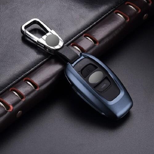 Car Key Case Cover for Subaru Forester XV BRZ Impreza WRX STI Levorg Outback Aluminium Alloy Protect Ring Key Case