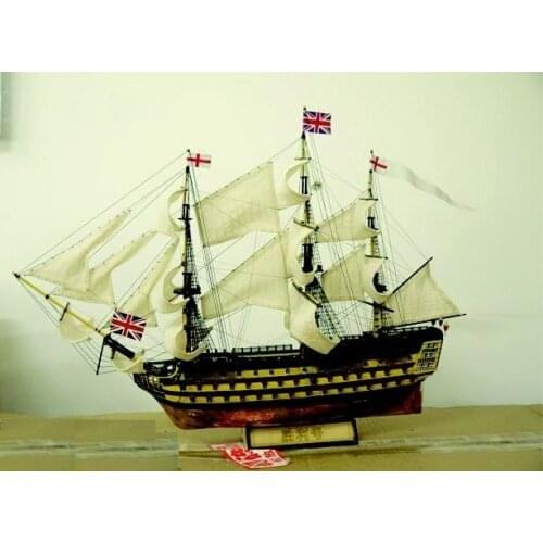 Scale 1/200 British classic ship model kit 1778 HMS Victory warship wooden model
