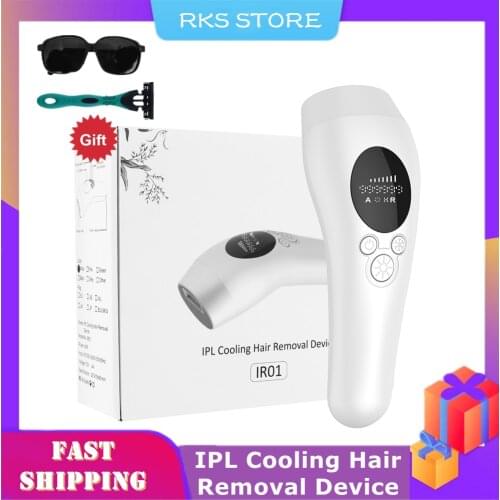 2021 New 999999 Flashes Painless Ice Cold IPL Epilator Permanent Hair Removal Photoepilator Electric Laser Epilator depiladora