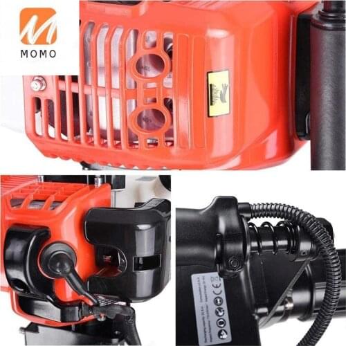 Gas T Post Driver 2 Stroke 32.7cc Manual Portable Lightweight Petrol Piledriver Handheld Pile Pounder