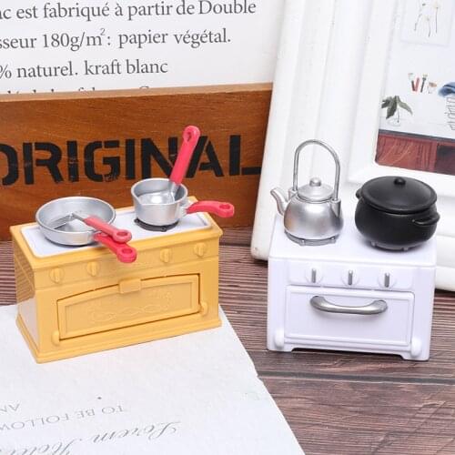 1:12 Dollhouse Kitchen Cooking Ware Ccooking Bench Spatula Scoop Kettle Pot Toy For Dollhouse Decals New Arrival