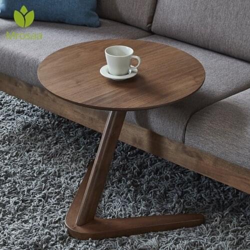Home Side Table Furniture Round Coffee Table for Living Room Small Bedside Table Design End Table Sofaside Minimalist Small Desk
