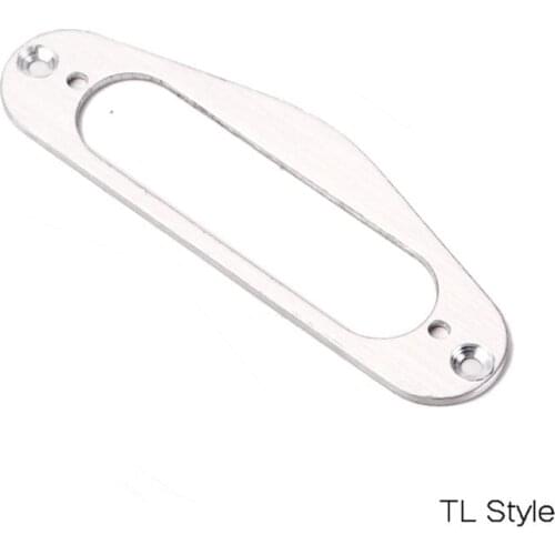 Metal Single Coil Neck Pickup Surround Mounting Ring for TL Tele Style Electric Guitar Y51D