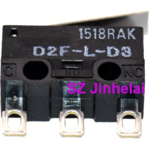 10pcs OMRON D2F-L-D3 Authentic original BASIC SWITCH,Mouse Micro switch