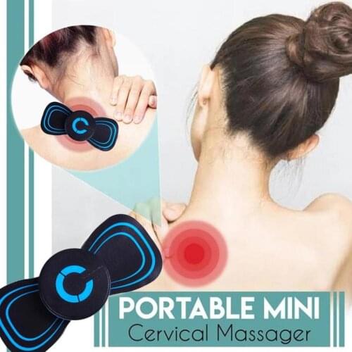 Mini Body Massage Patch Charging Massager Portable Massage Stickers Neck Stickers Cervical Vertebra Physiotherapy Instrument