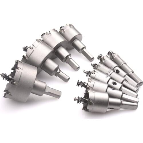 High Quality 10pcs 16mm-53mm Alloy Drill Bit Holes set for Iron Sheet Stainless Steel Drill Bit Hole Saw Cutter