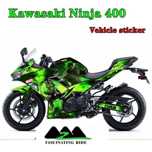 Apply to Kawasaki Ninja 400 all car body sticker retrofit waterproof protection Decal personality film