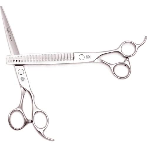 Human Hair Scissors 7.5" Japan Steel Hair Cutting Scissors Professional Salon 1106# Dog Grooming Scissors Pet Hair Shears
