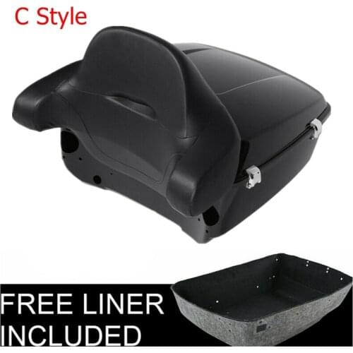 Motorcycle Pack Trunk Backrest Speaker Rack For Harley Tour Pak Touring Street Glide Electra Glide Road Glide Ultra 2014-2019