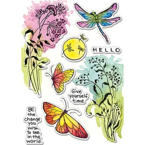 Moonlit Wings Clear Stamps Paper Cards Transparent Stempels Silicone Seal For DIY ScrapbookingNew 2020 Stamp