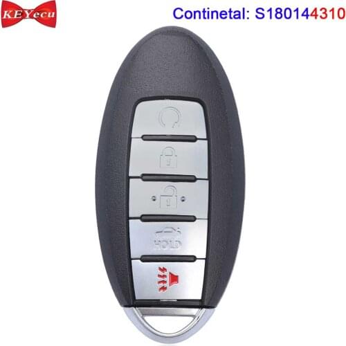 KEYECU for Nissan Altima Maxima 2016 2017 2018 2019 Remote Key Fob S180144310 KR5S180144014 433.92MHz
