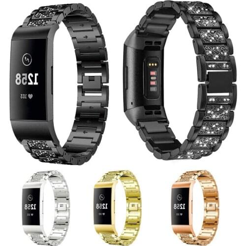 Stainless steel strap for Fitbit charge 3 band Replacement wristband Charge3/Charge4 Smart Watch Bracelet Fitbit Charge 4 band