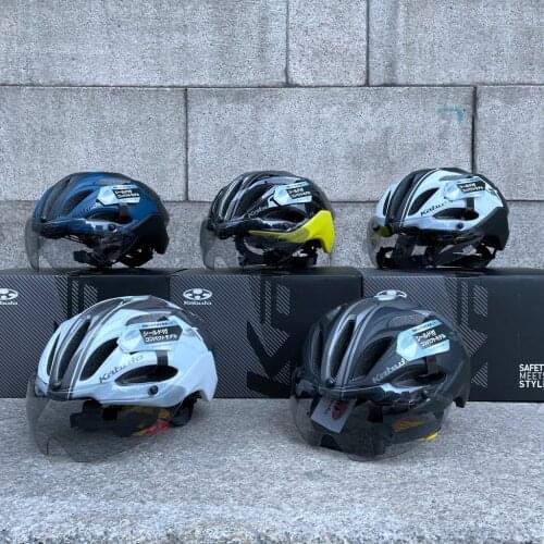 OGK KABUTO VITT Road Bike Helmet Lightweight Pneumatic Helmet, Magnetic Goggles, Goggles, Asian Version