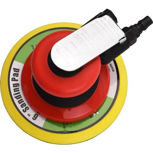 Pneumatic Orbital Sander Air Grinder 6" Vacuum Eccentric Polishing/Grinding Machine Sanding Waxing Tools for Car Wall Wood Metal