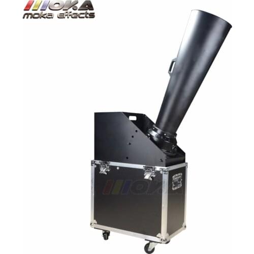 1 Pcs/lot Cast aluminum stage confetti machine dmx control paper jet confetti cannon super confetti blaster shotter 15m