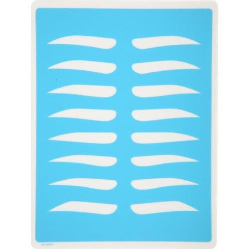 1pcs Rubber one Eyebrow Fake Skin15cm x 20cm Permanent Makeup Tattoo Practice Skin