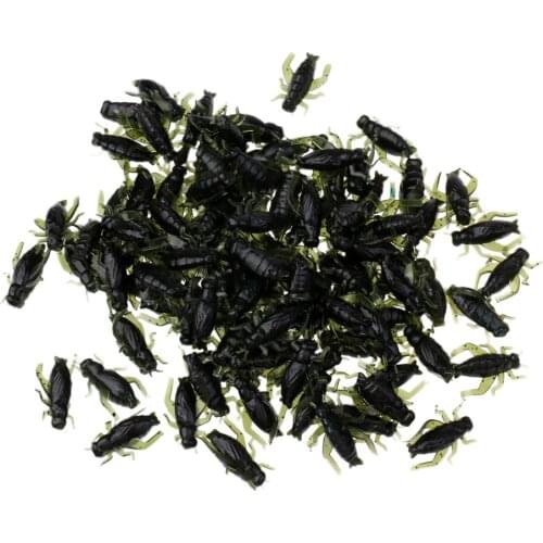 100 Pcs Soft Fishing Lures Cricket Insect Baits Insect Bait Simulation Lures