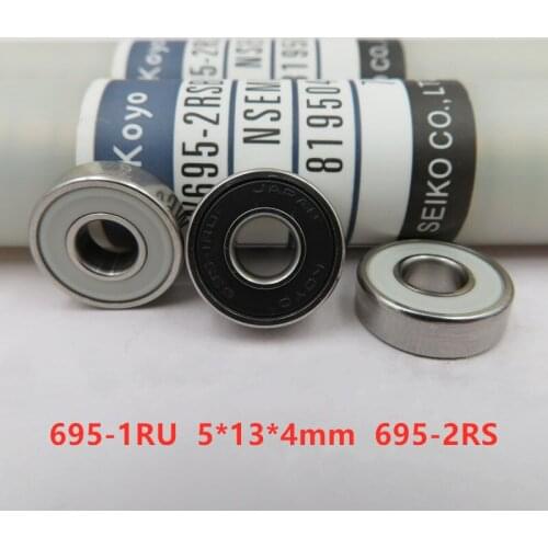 20pcs/100pcs Japan KOYO high speed bearing 695-1RU 695-2RS 5*13*4 mm precision miniature ball bearing 695RS 5mmx13mmx4mm