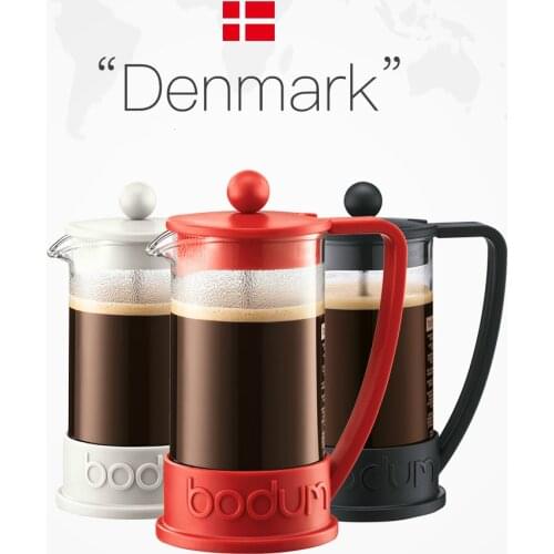 350ml BODUM/ Burton method pressure pot 10948 heat-resistant glass hand-made coffee pot bean bubble teapot cup coffee tool