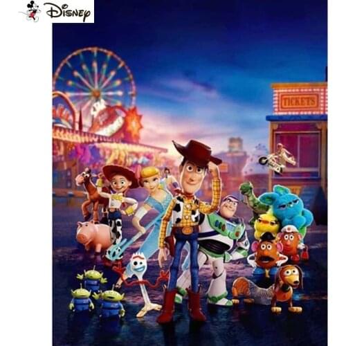 Disney 5D DIY Diamond Embroidery Full Display "Cartoon toy story" Diamond Painting Square/Round Rhinestones Decor Art A30341