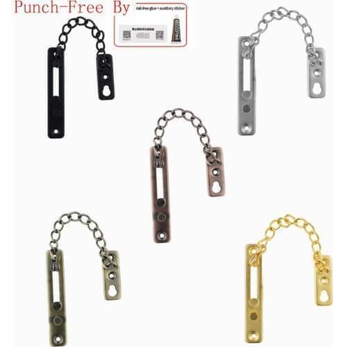 Anti-theft Chain Door Chain with Screws Home Door Latch Door Lock Protection Window Chain Lock Sliding Security Limiter Lock