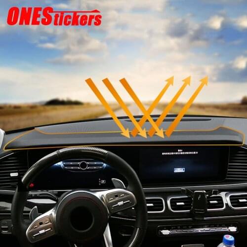 Car Accessories Instrument Navigation Display Screen Shading Sun Shade Board For Mercedes Benz W167 V167 X167 GLE GLS Class 2020