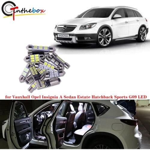 Gtinthebox 1 Set Canbus Car LED Bulbs For 2008-2016 Opel Insignia Sedan Saloon Estate Hatchback Sports Interior Light Dome Light