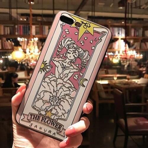 Card Captor Sakura Phone Case for Samsung S10e S8 9 10 20 21 Ultra Plus Note 8 9 10 20 Ultra Plus Soft TPU Back Covers