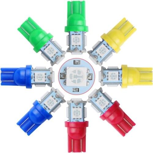 DHL 2000Pcs Car Flashing Promotion T10 5 Smd 1206 5led 5SMD Car Signal LED Light W5W 3020 12v Auto Wedge Lighting DC Lamp