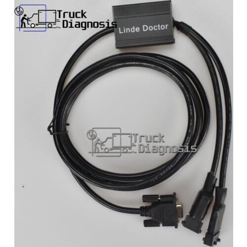 Truckdiagnosis linde doctor cable with doctor software for linde forklift diagnostic tool