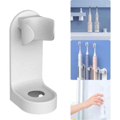 Electric Toothbrush Holder Wall Mounted Toothbrush Organizer Traceless Toothbrush Stand Rack Bathroom Accessories Space Saving