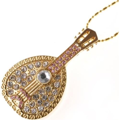 Gold Guitar Jewelry Presentes Usb 1TB 2TB Flash Drive Pendrive 32GB 64GB Usb Stick Memory Card Disk On Key 16GB 128GB Pen Drive