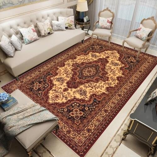Turkey Persian Area Rugs Bohemian Retro Carpets Anti-slip Washable Carpets for Living Room Bedroom Study 120x160cm Floor tapis