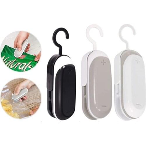 Kitchen Mini Bag Sealing Machine Vacuum Food Sealer 2 in 1 Heat Sealer Handheld Portable Bag Sealer Packaging Machine