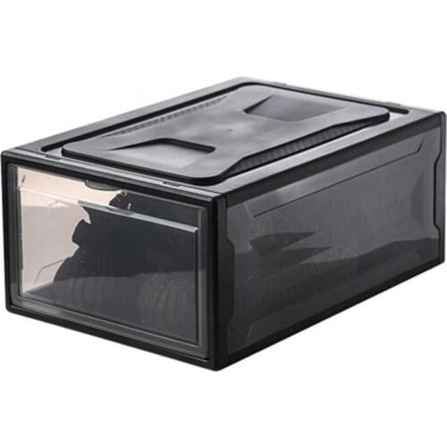 60% Hot Magnetic Thickened Dustproof Shoes Storage Container Plastic Sneakers Organizer Box Wall Collection Display Shoe Cabinet