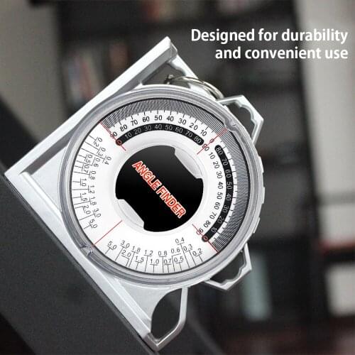 Magnetic Angle Finder Locator Mini Inclinometer Measurement Tool Protractor Tilt Level Meter 2Level Bubble Back Comparison Table