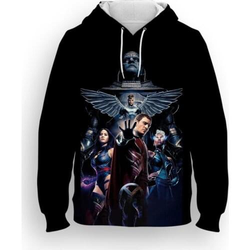 Hoodie Men 3D Printed X-men Spring Children Sweatshirt Casual Harajuku Oversized Long Sleeve Women Pullover