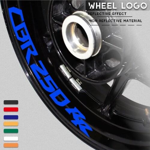 Motorcycle Wheel Sticker Reflective Moto waterproof rim decal Rim Tape suitable for HONDA CBR250RR cbr 250rr cbr250 rr