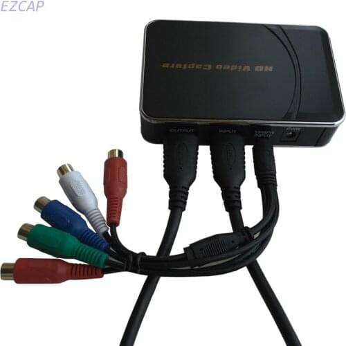 2017 New 1080p 30fps video capture for Xbox 360, game box,convert HDMI/Composite Video to HDMI 108P or USB Drive, Free shipping