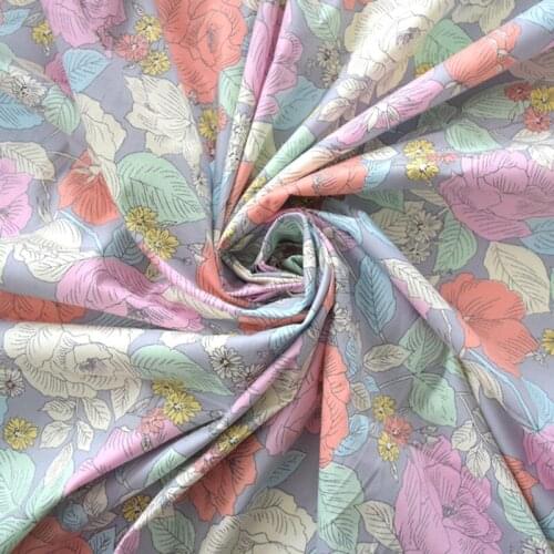 New arrive Floral Cotton Twill Fabric Kids Cotton Patchwork Fabric DIY Sewing Quilting Fat Quarters Material For Baby & Child