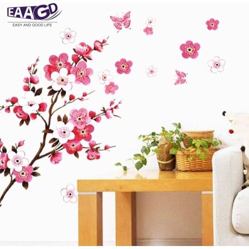 Peach Kids Wall Decals Wall Stickers Removable Wall Stickers for Kids Nursery Bedroom Living Room
