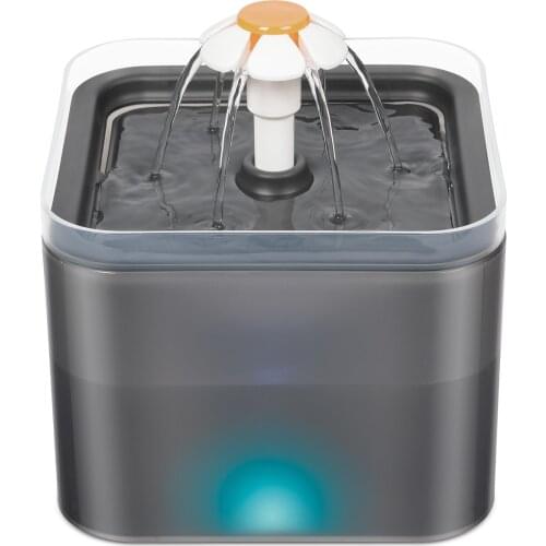 Cat Water Fountain Bowl Automatic Pet Water Feeder Dog Drinking Dispenser Bowl Container with LED Level Display