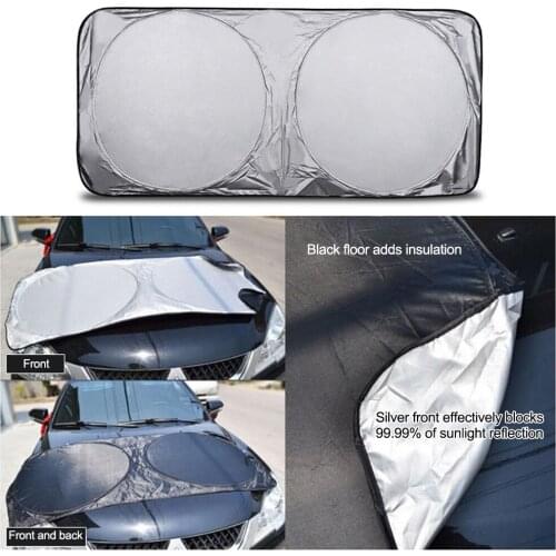 150X70CM Car Windshield Sun Shade Sunshade Visor Front Window SUV Van Auto Vehicle Shield Reflector Blocking Screen Cover