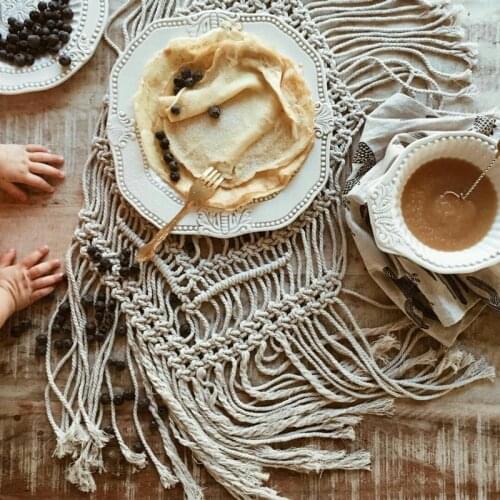 25cm x 75cm Macrame table Centerpiece, macrame placement, Modern Macrame, macrame table runner, Dip Dye macrame, Boho decor