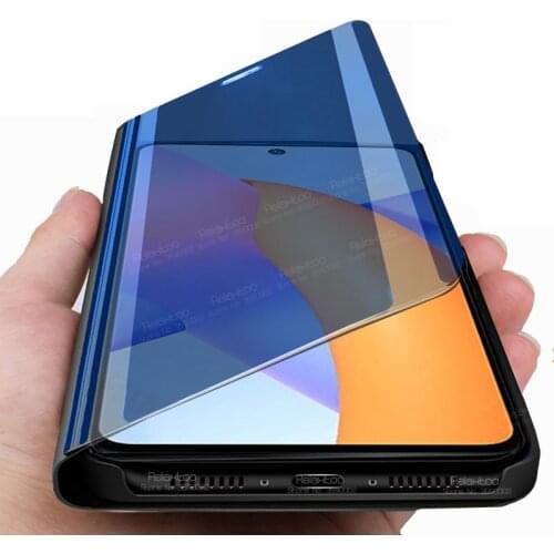 Smart Mirror Flip Case For Huawei Honor 10X Lite 10 X Light On Xonor Honer 10i 20s 20 Pro 9A 9S 9X 9C Stand Magnetic Phone Cover